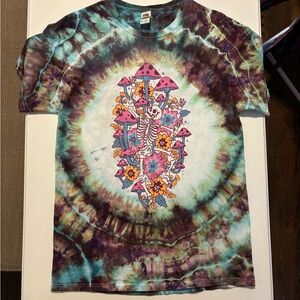 Living Dead Mushroom Tie-Dye Short Sleeve Tee